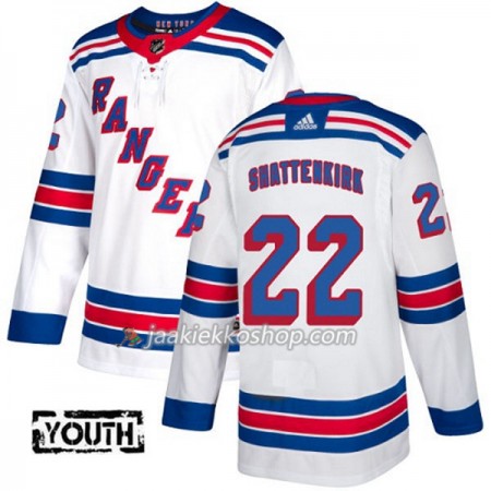Lapsille NHL New York Rangers Pelipaita Kevin Shattenkirk 22 Adidas 2017-2018 Valkoinen Authentic